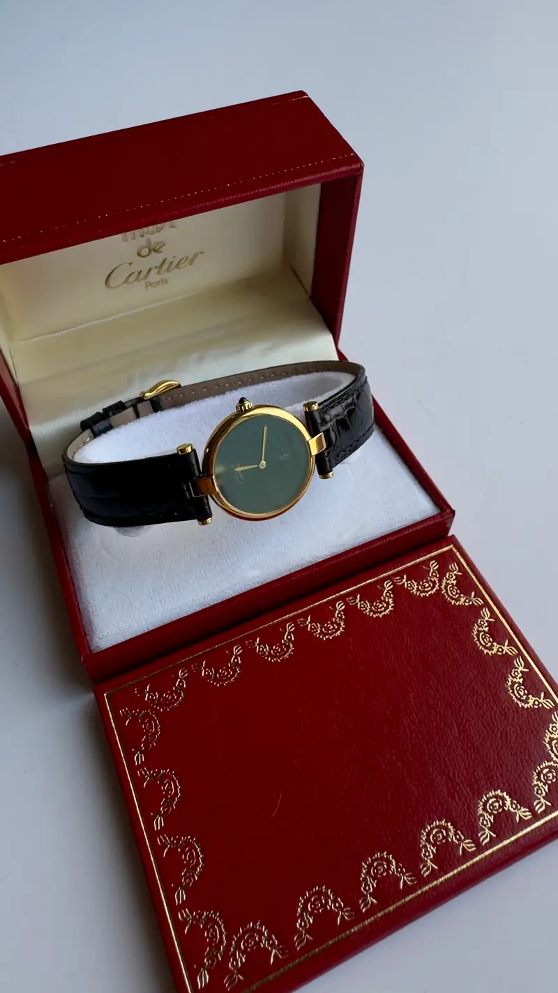 Cartier Must de Cartier Black Dial Watch