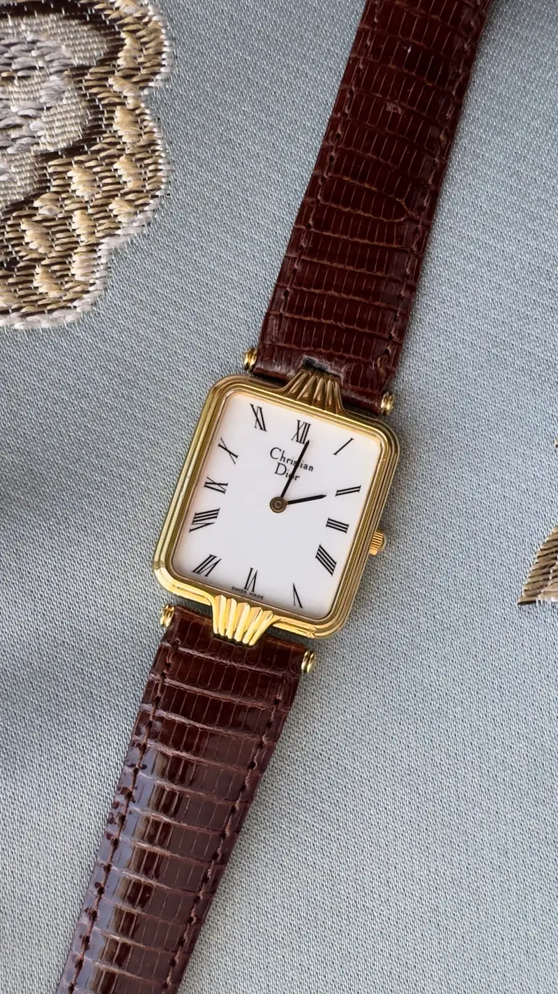 Christian Dior Rectangular Vintage Watch