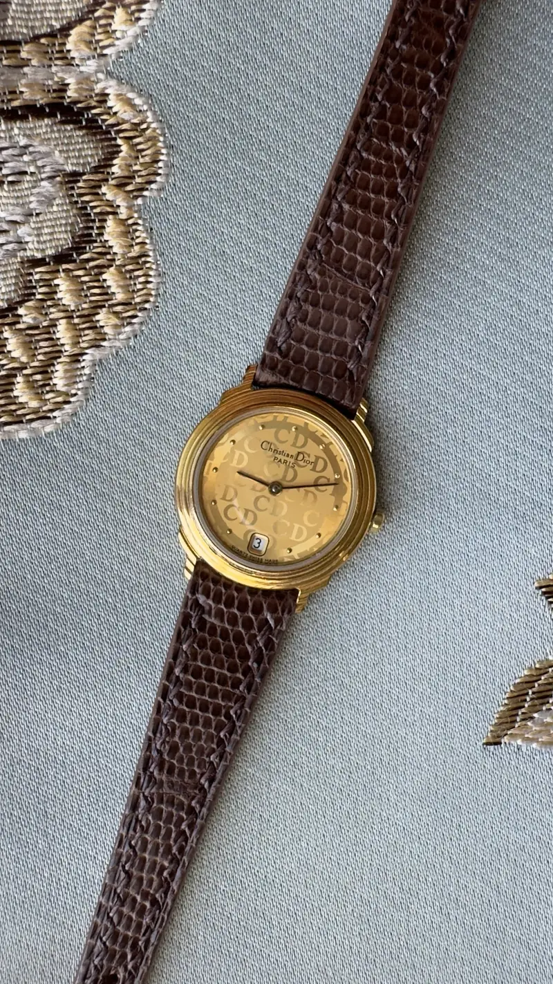 Christian Dior CD Monogram Dial Watch