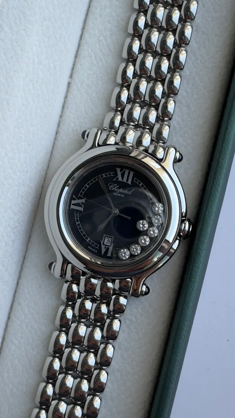 Chopard Happy Sport Medium Black Dial Bracelet Watch — image 3