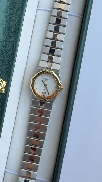 Chopard Two-Tone Stainless Steel & 18K Yellow Gold Bezel Watch 5