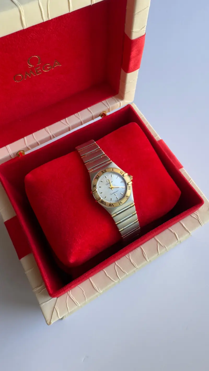 Omega Constellation Two-Tone Roman Bezel Watch