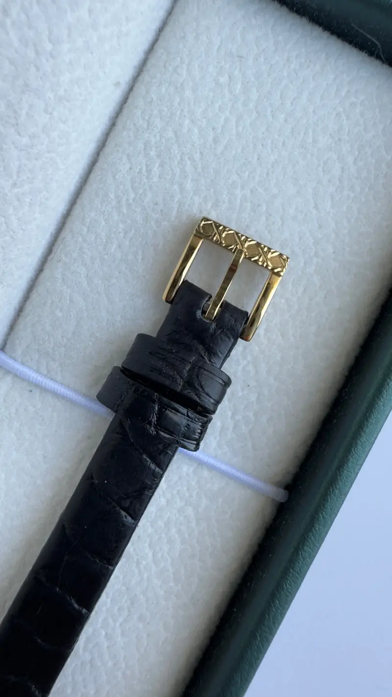 Christian Dior 18K Solid Gold Rectangular Watch — image 8