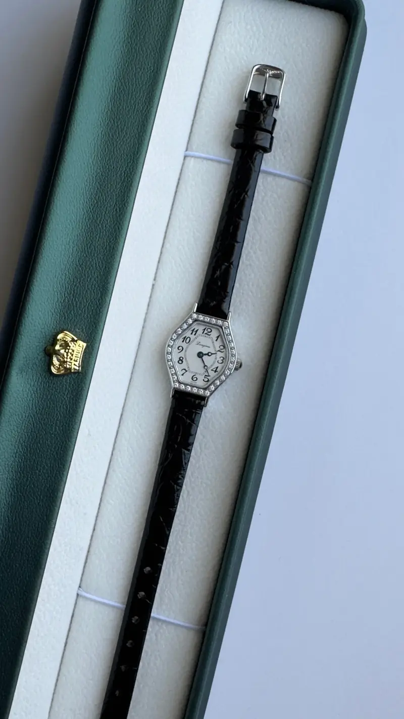 Longines Diamond-Set Hexagonal Case Watch — image 5
