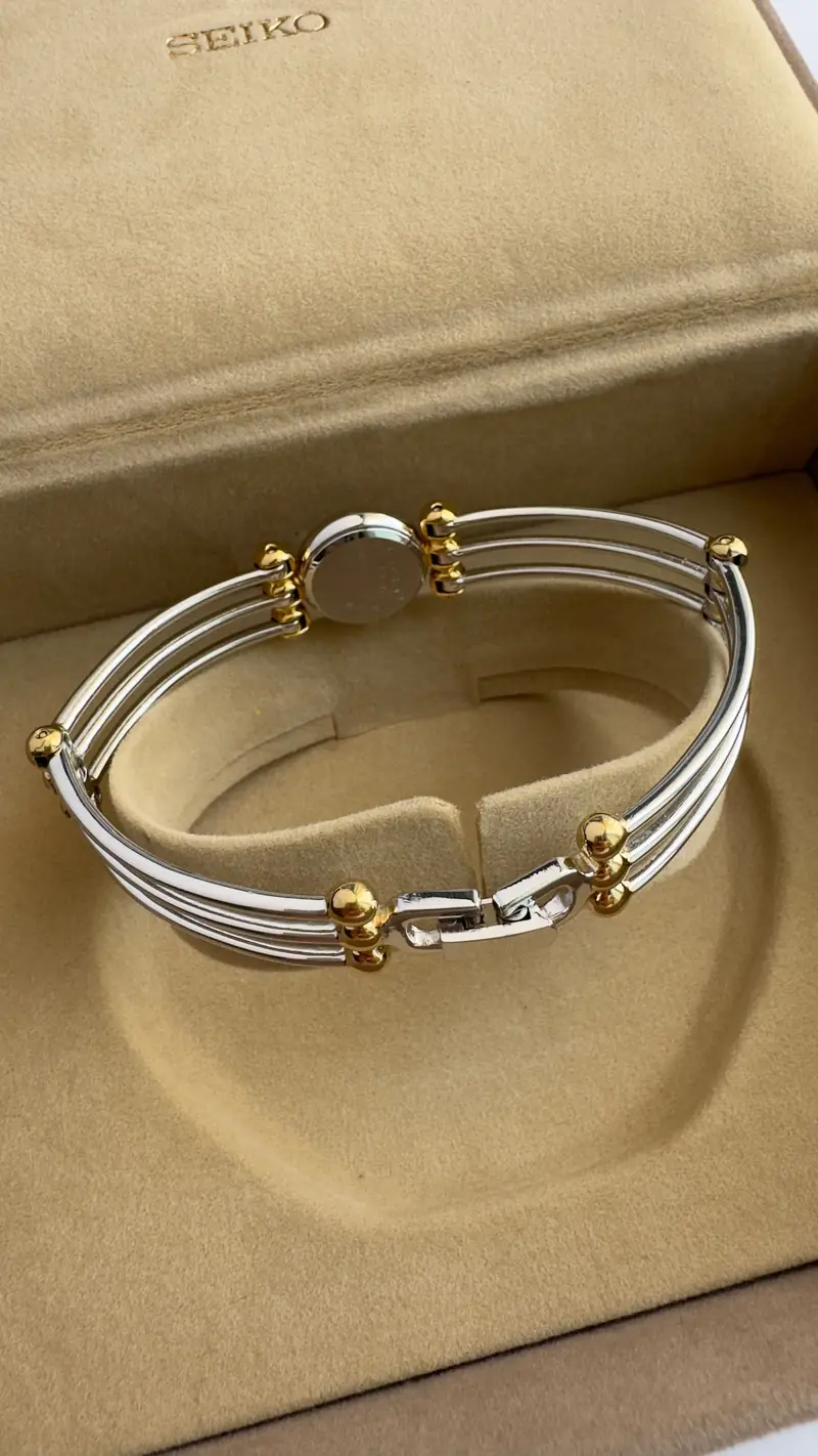 Seiko Gemstone Accent Bangle Watch — image 5