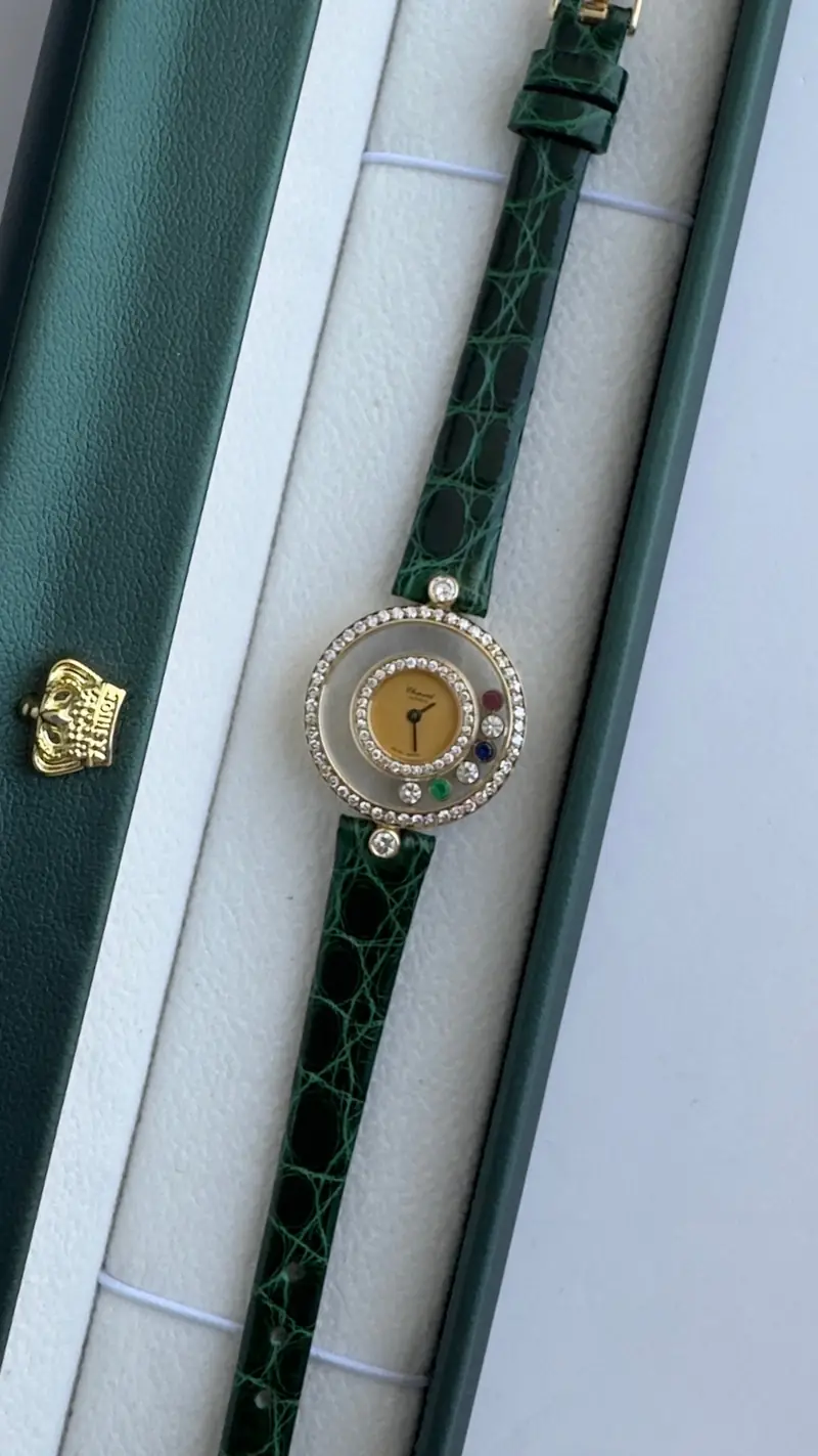 Chopard Happy Diamonds 18K Yellow Gold Vintage Watch — image 12