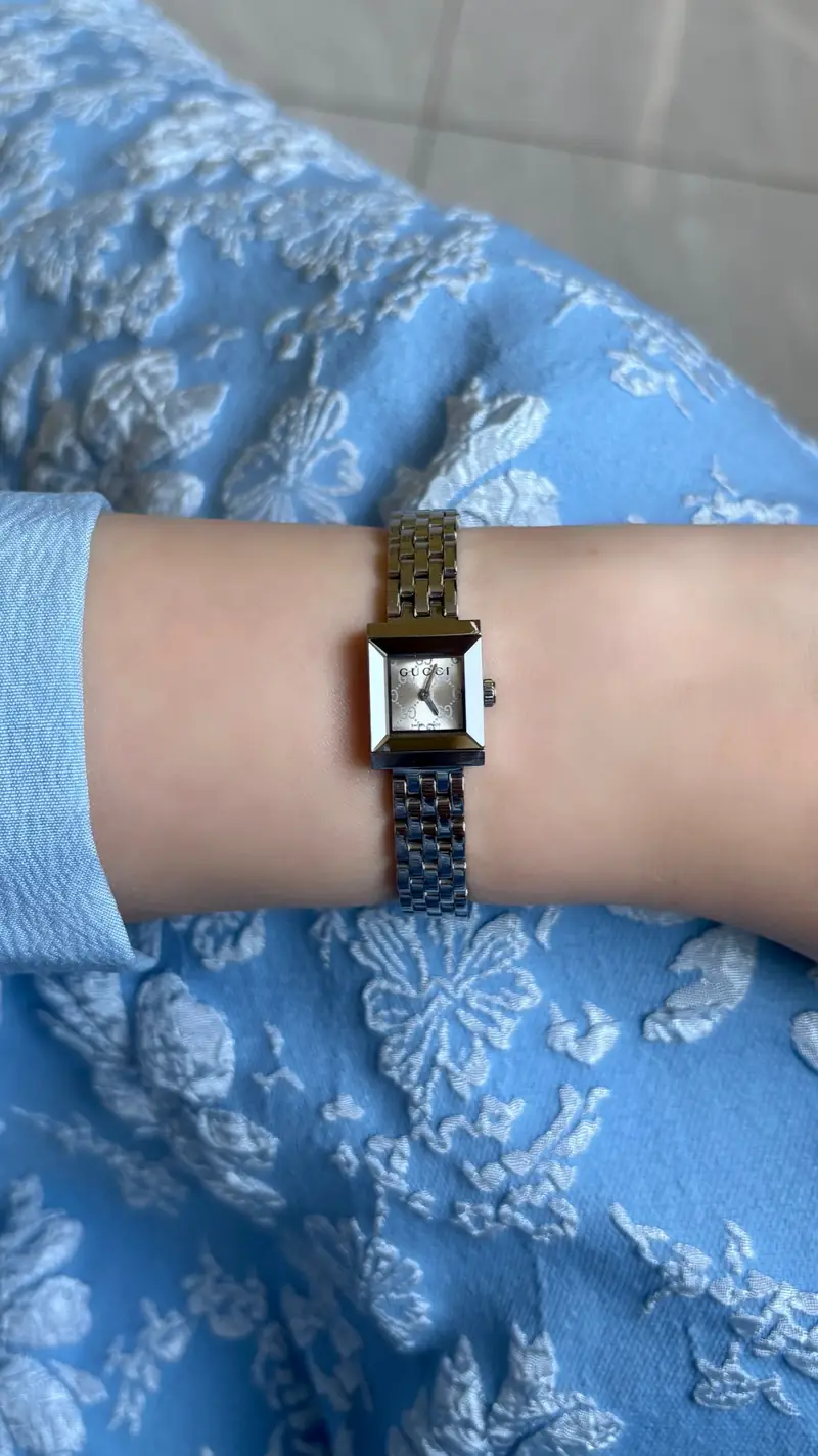Gucci Mini GG Monogram Square Bracelet Watch — image 7