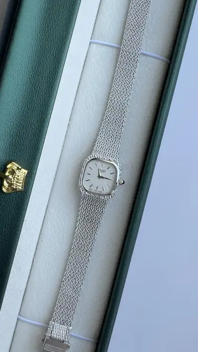 Citizen Square Silver-Tone Mesh Watch 5