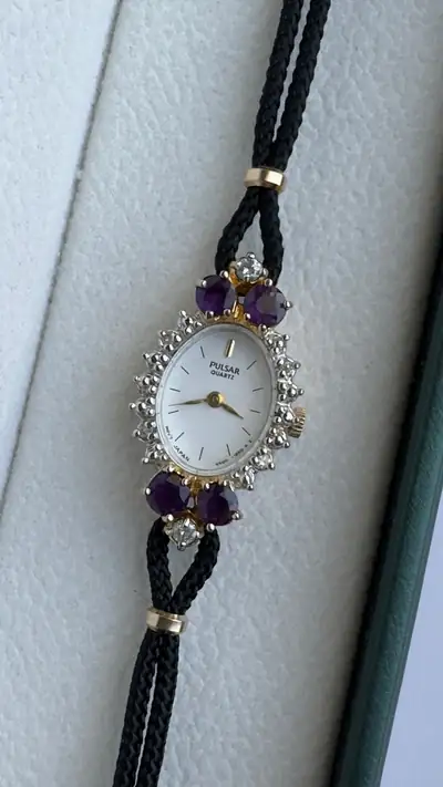 Pulsar Amethyst Cord Bracelet Watch 2