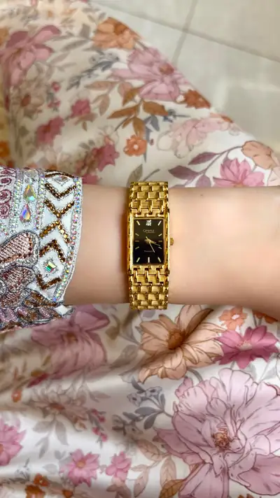 Caravelle by Bulova Diamond-Accent Gold-Tone Bracelet Watch 7