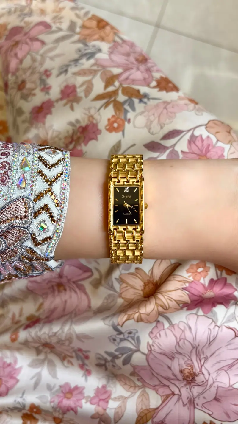 Caravelle by Bulova Diamond-Accent Gold-Tone Bracelet Watch — image 7