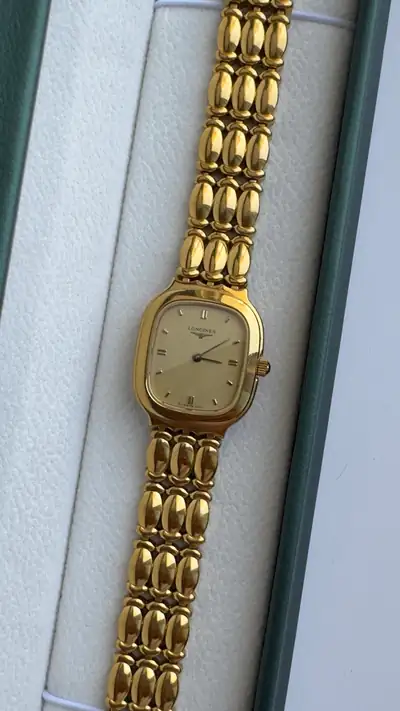 Classic Longines Gold Bracelet Watch 3