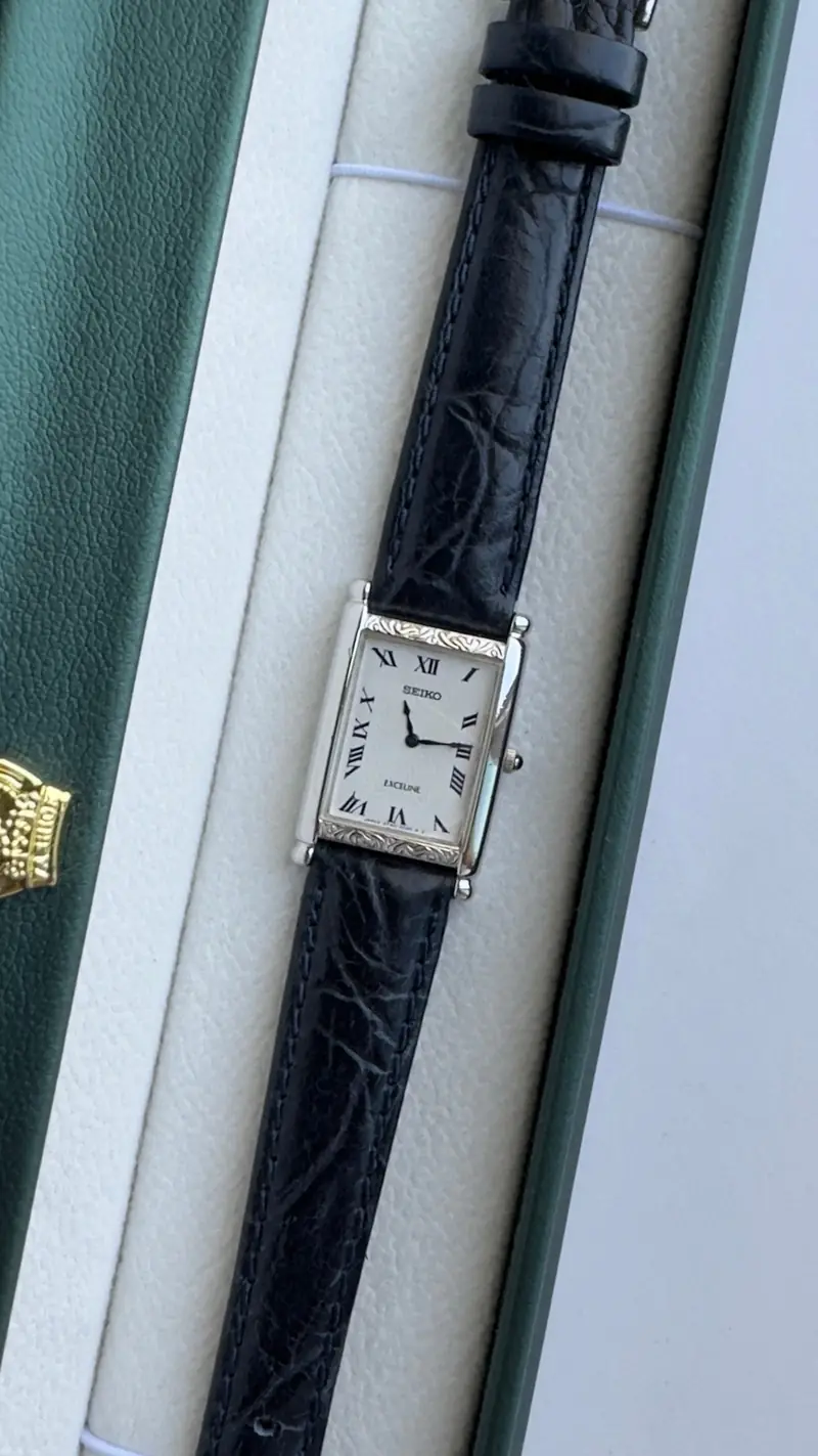 Seiko Exceline Rectangular Vintage Watch — image 5