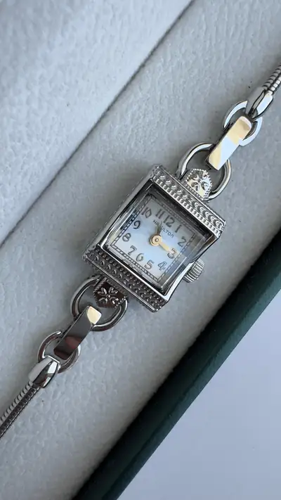 Hamilton Rectangular Vintage Watch 6