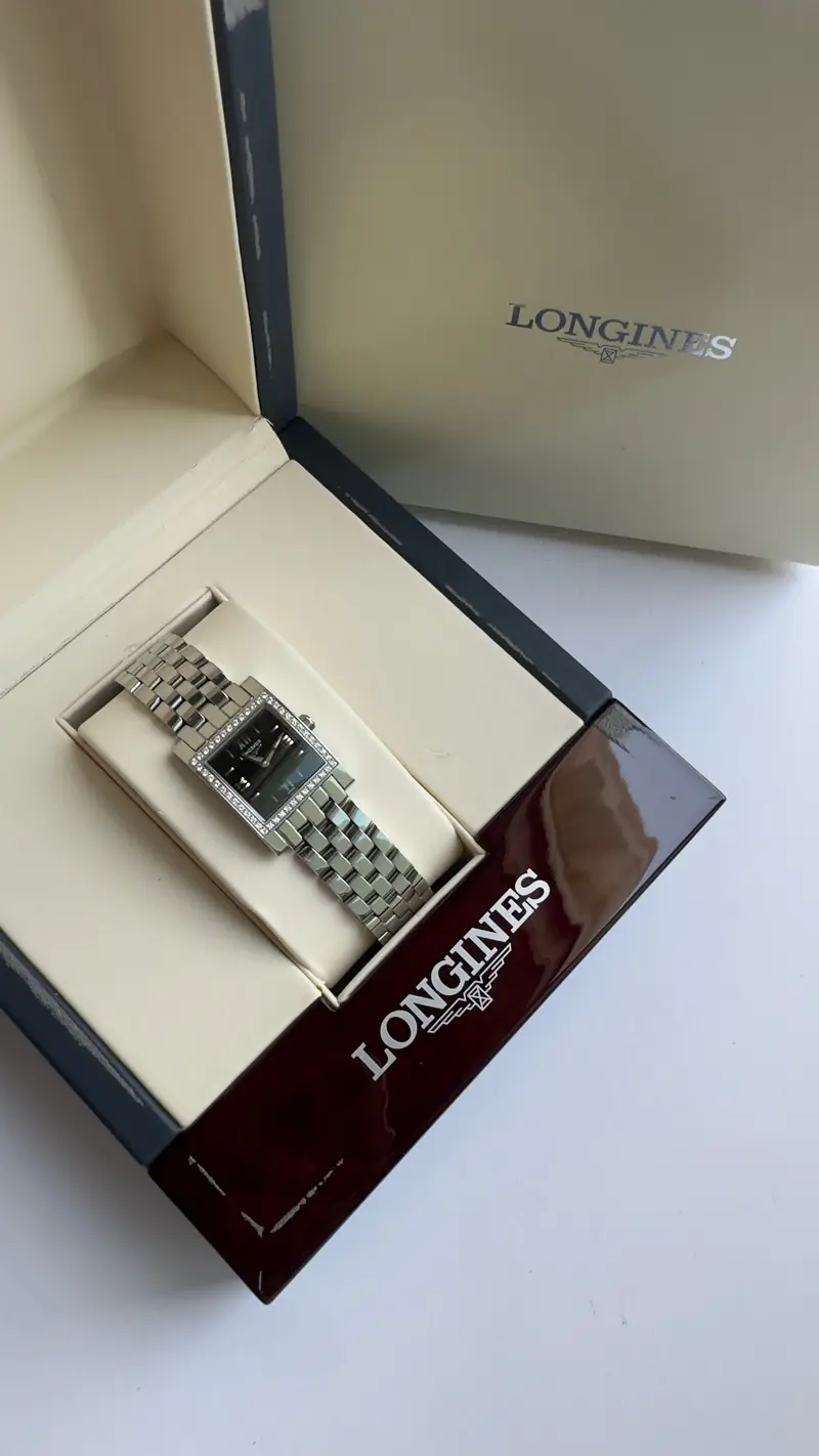 Longines Diamond Bezel Square Watch