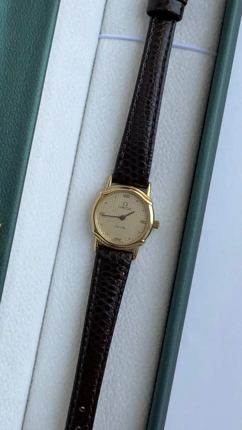 Classic Omega De Ville Textured Dial Watch_1 — image 5