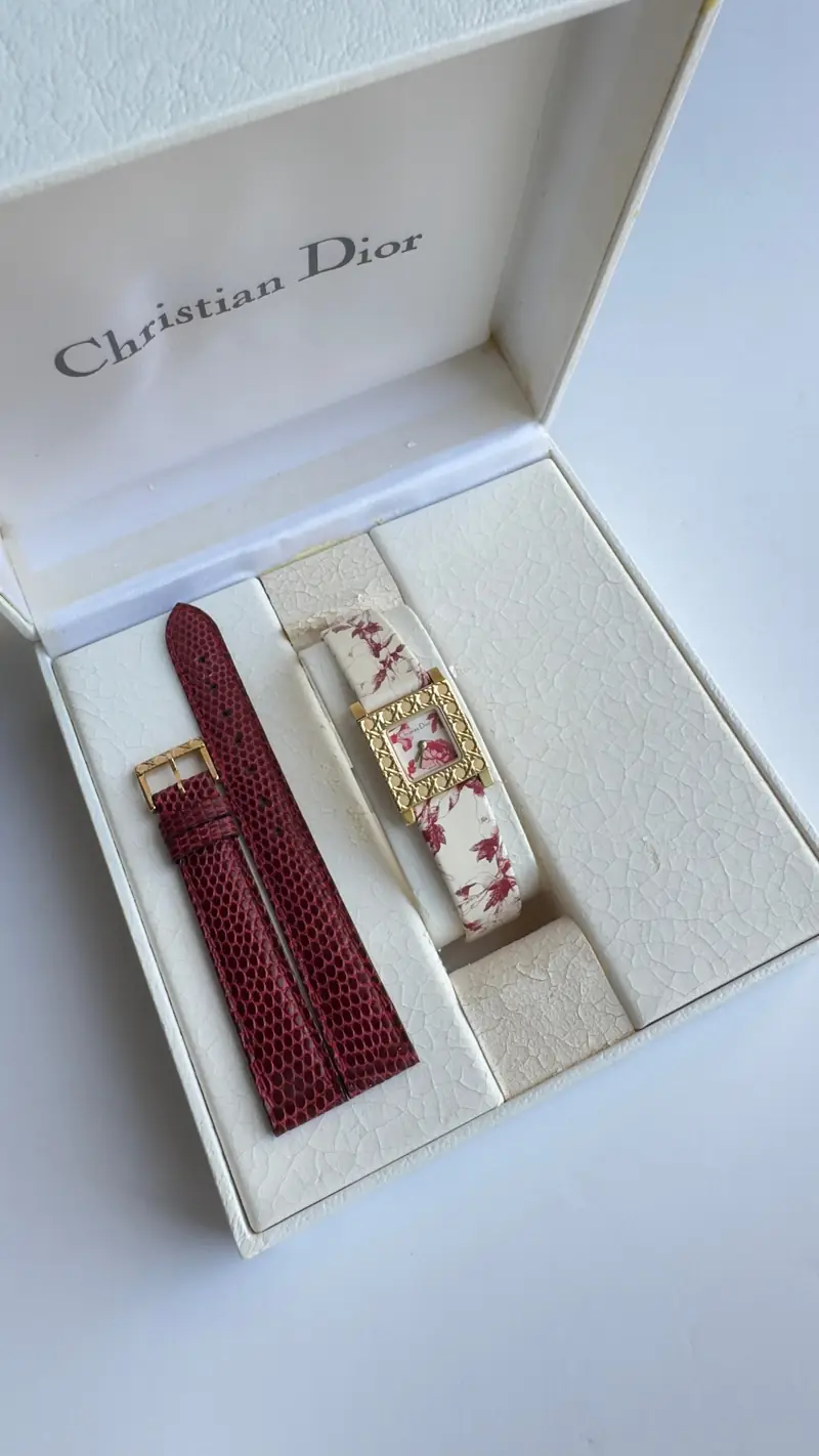 Christian Dior Floral Vintage Watch