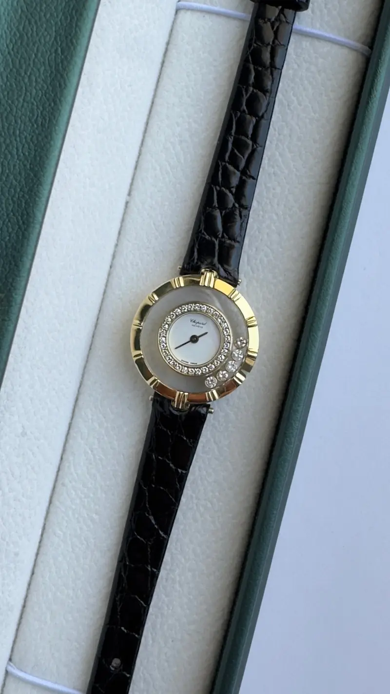 Chopard Happy Diamonds 18K Yellow Gold Diamond Watch — image 5