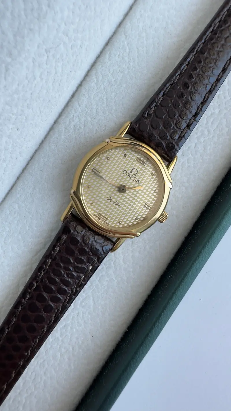 Classic Omega De Ville Textured Dial Watch_1 — image 7