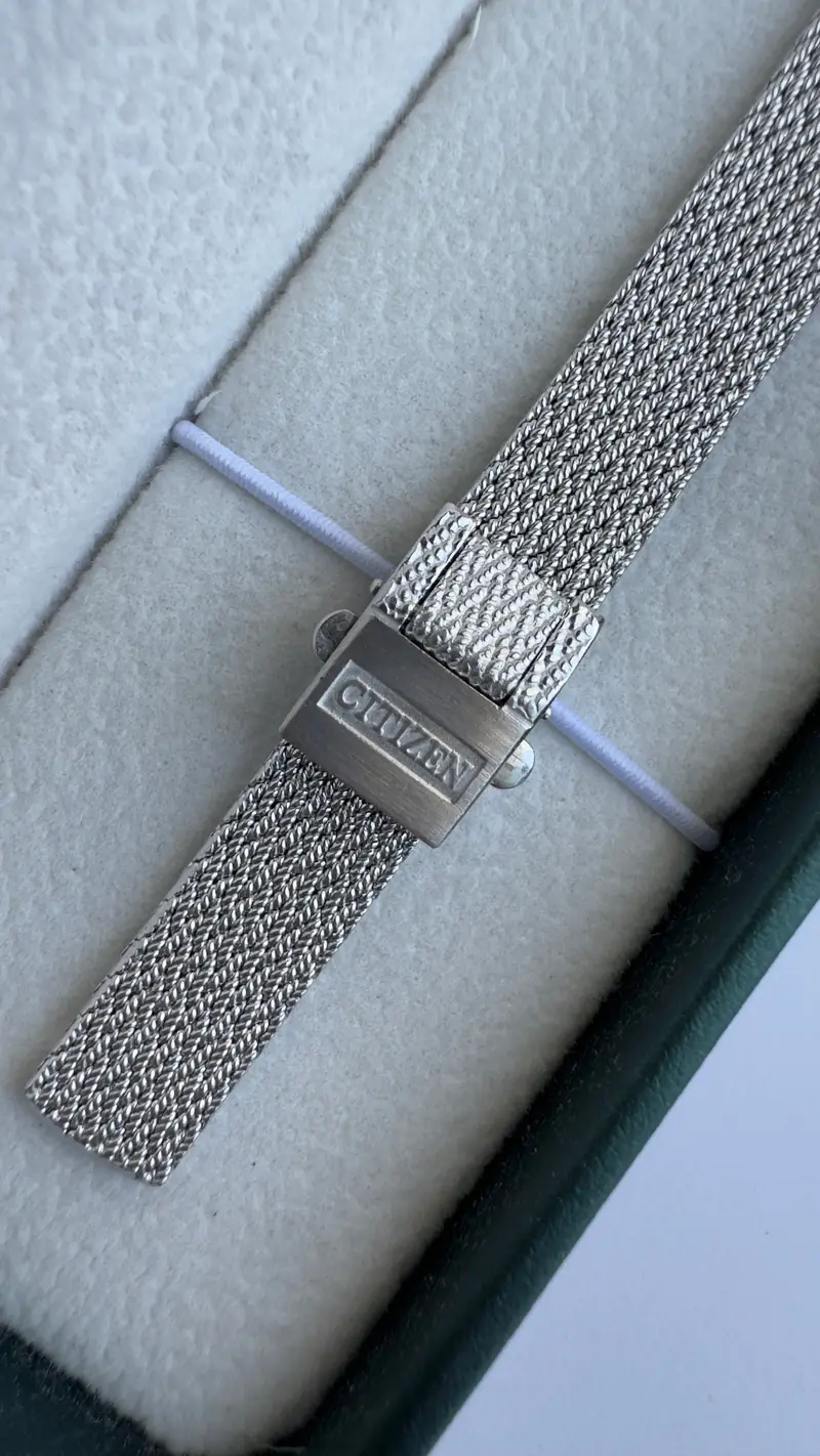 Citizen Square Silver-Tone Mesh Watch — image 7