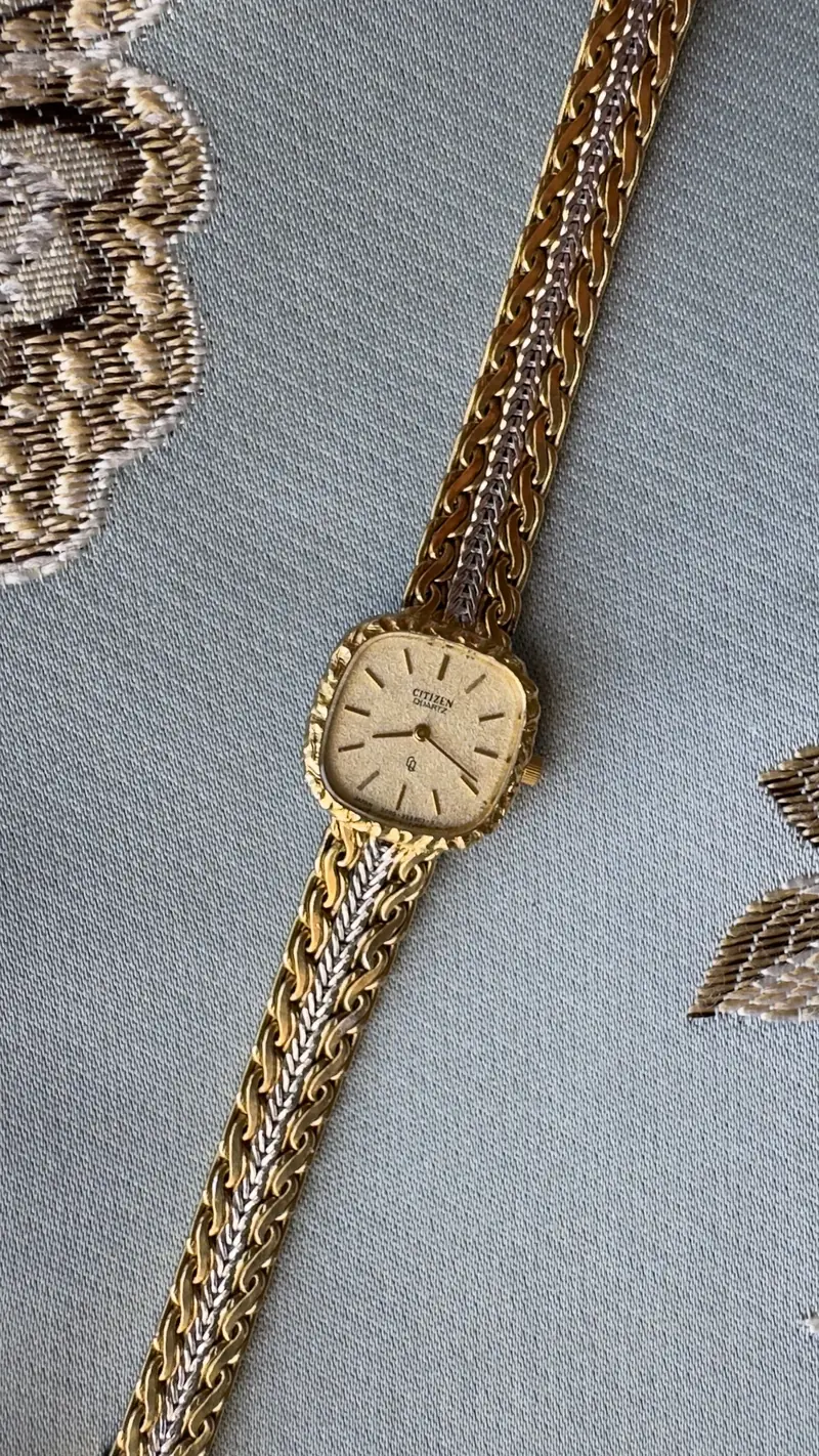 Citizen Two-Tone Braided Bracelet Watch