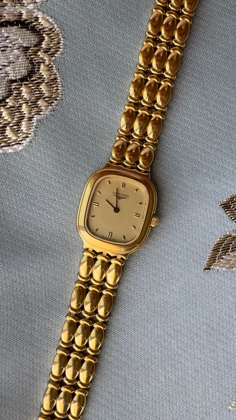 Classic Longines Gold Bracelet Watch