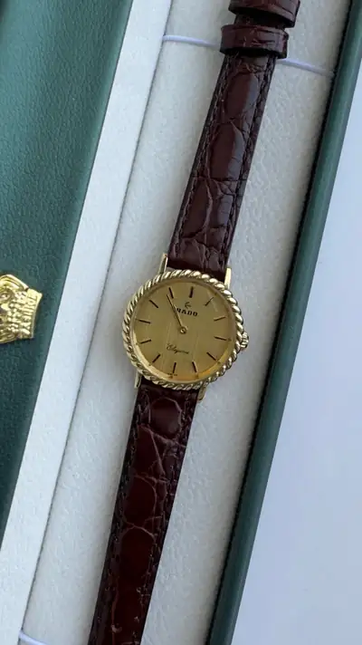 Vintage Rado Elegance Gold-Tone Watch 5