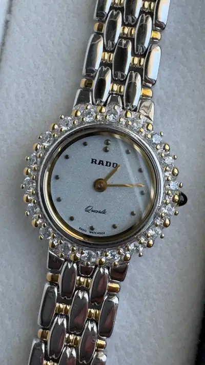 Rado Zircon Bezel Two-Tone Bracelet Watch 2